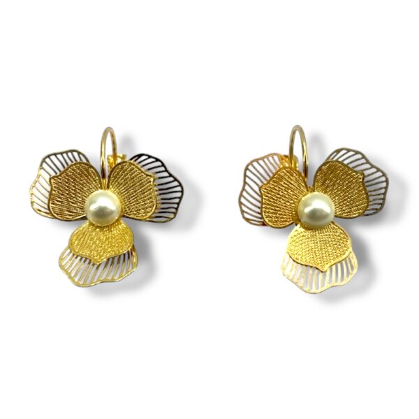 Golden Iris Earrings - Image 5